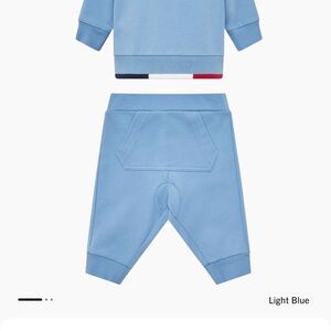 Moncler Soft Blue Baby Outfit